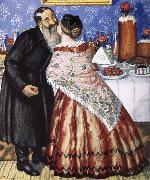 Konstantin Somov Pierrot and Lady France oil painting artist